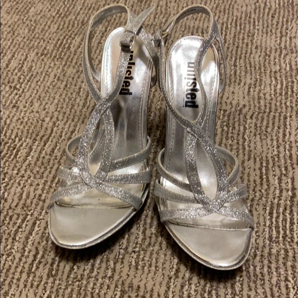 Silver High Heels - image 2